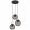 Pendant Black Matt PABLO GLOBO-15663-3H