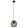 Pendant Black Matt PABLO GLOBO-15663H