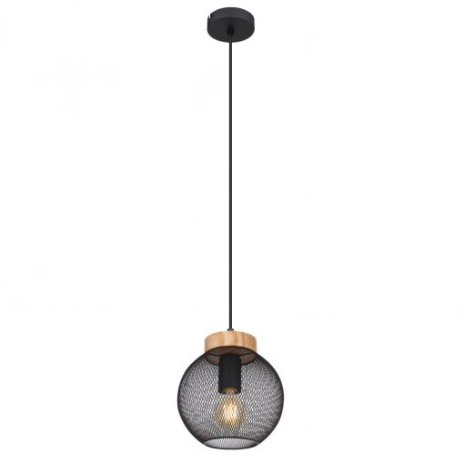 Pendant Black Matt PABLO GLOBO-15663H