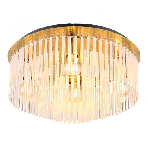 Ceiling Lamp Gold Matt GORLEY GLOBO-15698D1M