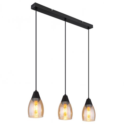 Pendant matt black REID GLOBO-15705-3H