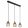 Pendant matt black REID GLOBO-15706-3H