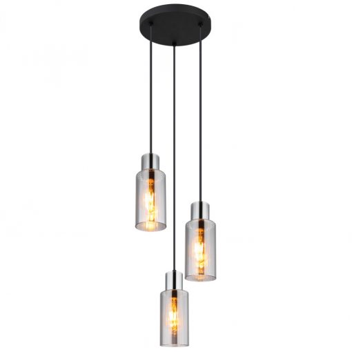 Pendant Black Matt LIDARIA GLOBO-15708-3H