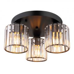 Ceiling Lamp Black Matt JORDANA GLOBO-15742-3D