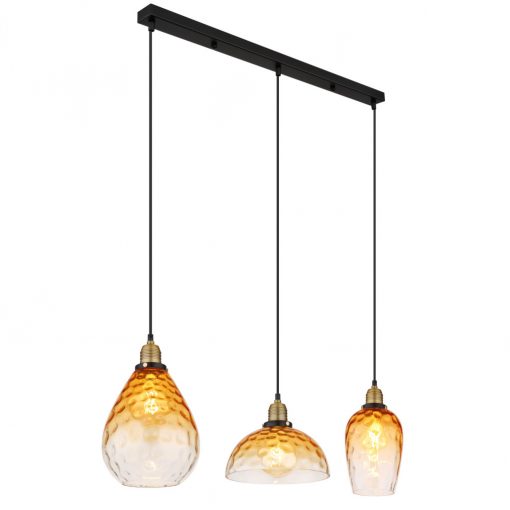 Pendant Black Matt SALVY GLOBO-15786-3H