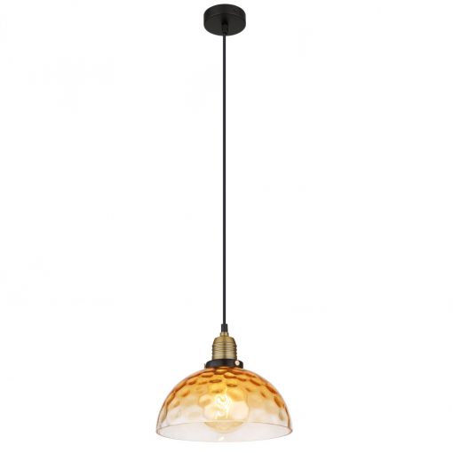 Pendant Black Matt SALVY GLOBO-15786H1