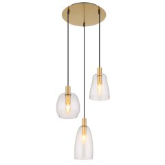 Pendant Brass GARRI GLOBO-15789-3HM