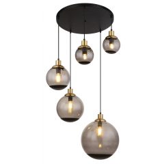 Pendant Matt black POTTER GLOBO-15860-5H