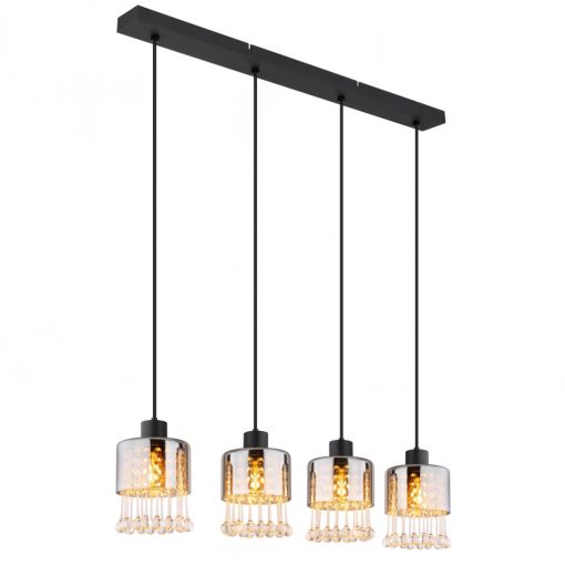 Pendant Matt black HENDRY GLOBO-15884-4H