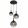 Pendant Black Matt DALTON GLOBO-15885-3H