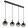 Pendant Black Matt DALTON GLOBO-15885-4H