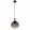 Pendant Black Matt DALTON GLOBO-15885H