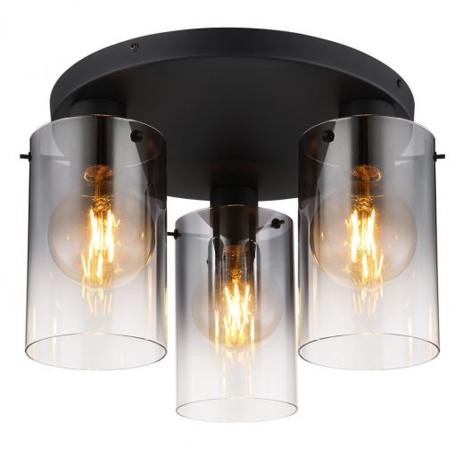 Ceiling Lamp Black Matt FLORENTINA GLOBO-15907-3D