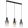 Pendant Black Matt FLORENTINA GLOBO-15907-3H