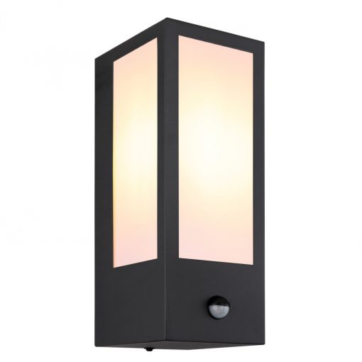 Outdoor Wall Lamp Matt black GUNDULA GLOBO-31980OS