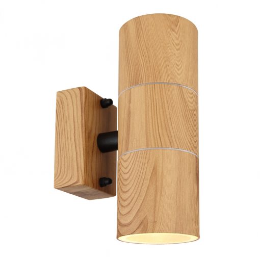 Outdoor Wall Lamp Wood STYLE GLOBO-3201-2W