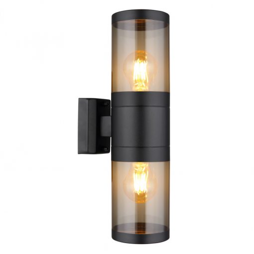 Outdoor Wall Lamp Matt black XELOO GLOBO-32014-2BS