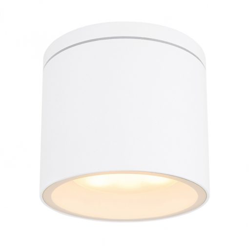 Outdoor Ceiling Lamp White Matt ALCALA GLOBO-32063W