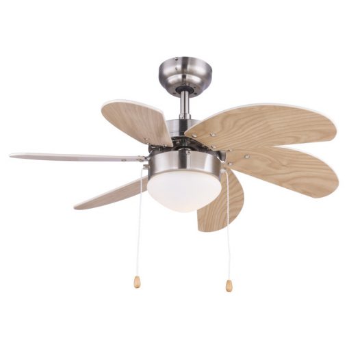 Fan Lamp Nickel GLOBO-3301