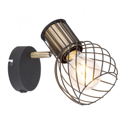 Spot Lamps Black/Gold ARGUSTO GLOBO-54013-1