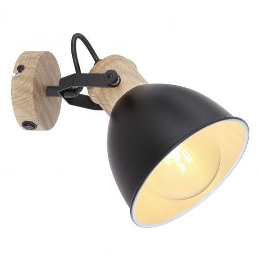 Spot Lamp Black WIHO GLOBO-54018-1S