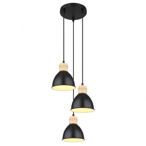 Pendant Black Matt WIHO GLOBO-54018-3HS