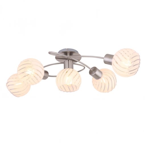 Ceiling Lamp Matt Nickel WILLY GLOBO-54025-5