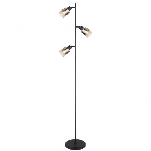 Floor lamp Matt black HUBERTUS GLOBO-54308S