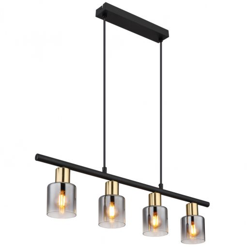 Pendant Black Matt HOLLSY GLOBO-54310-4H