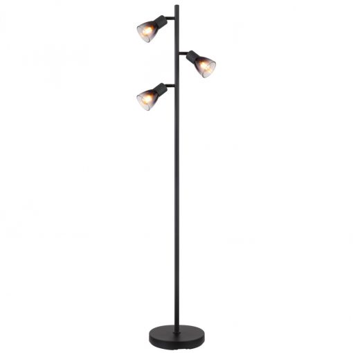 Floor lamp Black Matt SATELLA GLOBO-54312-3S