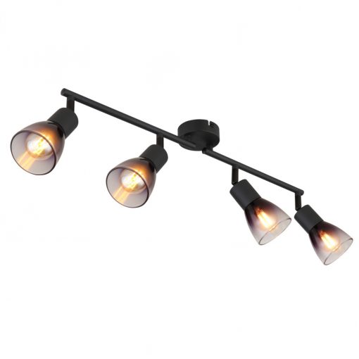 Spot Lamp Black Matt SATELLA GLOBO-54312-4