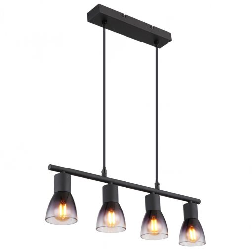 Pendant Black Matt SATELLA GLOBO-54312-4H