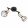 Spot Lamp Black XARA I GLOBO-54802S-2AB