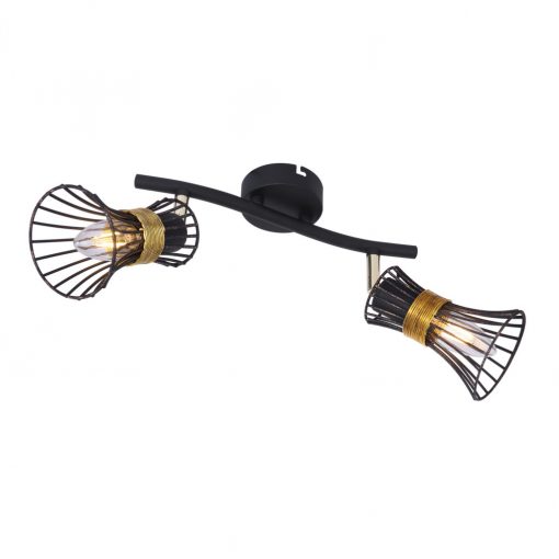 Spot Lamp Black PURRA GLOBO-54814-2