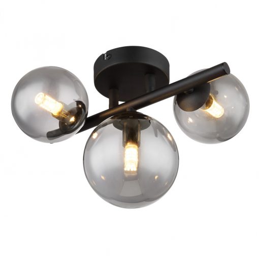 Ceiling Lamp Smoke RIHA GLOBO-56133-3W