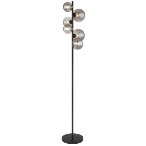 Floor lamp Matt black RIHA GLOBO-56133-6S