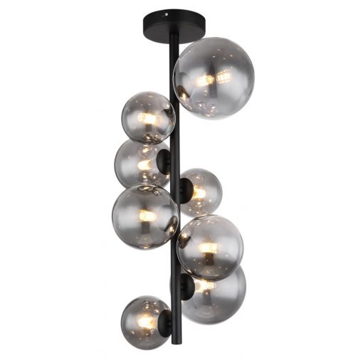 Ceiling Lamp Matt black RIHA GLOBO-56133-8D