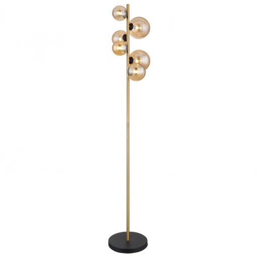 Floor lamp Gold RIHA GLOBO-56135-6S