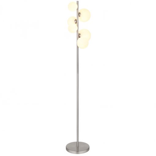 Floor lamp Matt nickel RIHA GLOBO-56140-6S