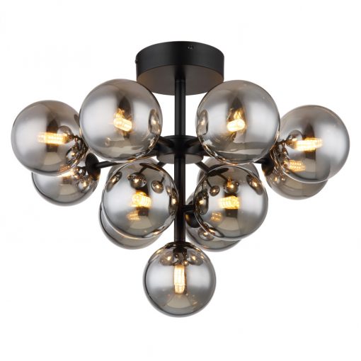 Ceiling Lamp Black Matt GRAPPY GLOBO-56143-13D