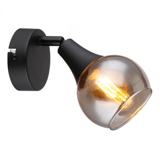 Spot Lamp Black Matt GLYPTAR GLOBO-57904-1