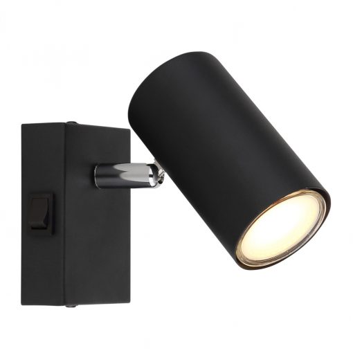 Spot Lamp Black Matt ROBBY GLOBO-57911-1B