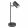 Table Lamp Gray Matt JAMES GLOBO-57918T