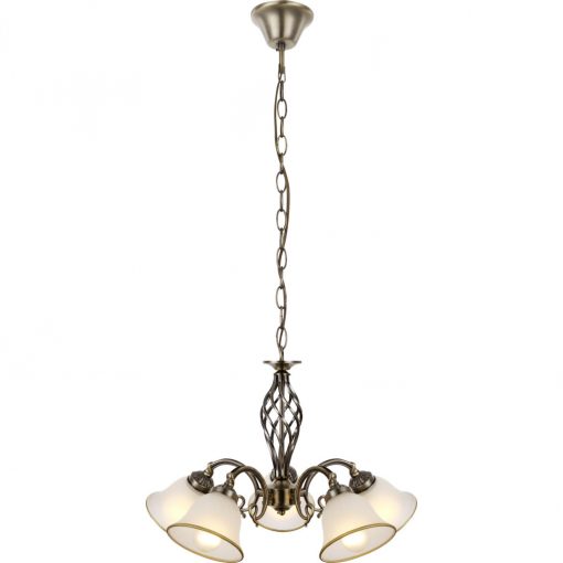 Chandelier Antique bronze ODIN GLOBO-60208-5