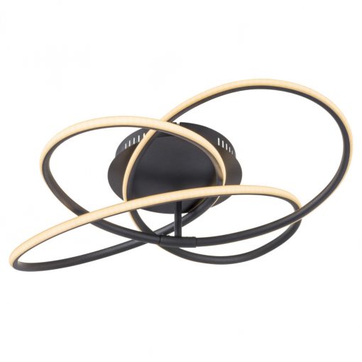 Ceiling Lamp Black Matt PANDA GLOBO-67201S-30