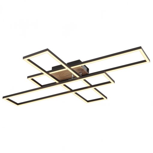 Ceiling Lamp Black Matt DAKARI GLOBO-67208-40