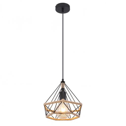 Pendant Black Matt ULLEU GLOBO-69029H2