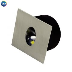   HOROZ-2617 Matt Chrome wall-mounted lamp 1X3W Led 86lm 4000K Ip20