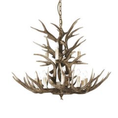 Chandelier Beige CHALET IDEAL LUX 113975