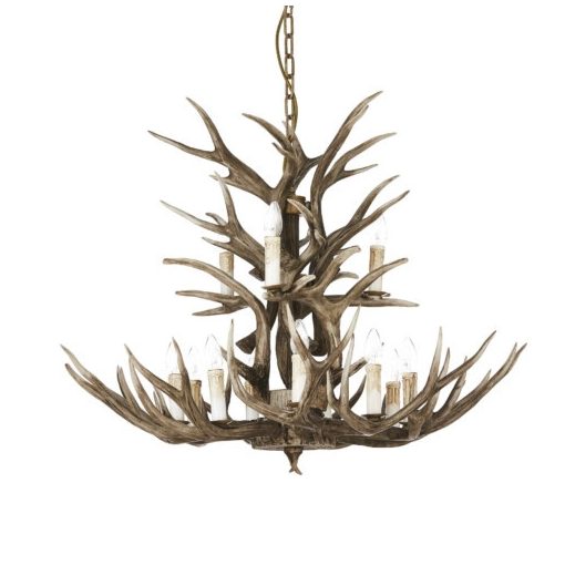 Chandelier Beige CHALET IDEAL LUX 113975